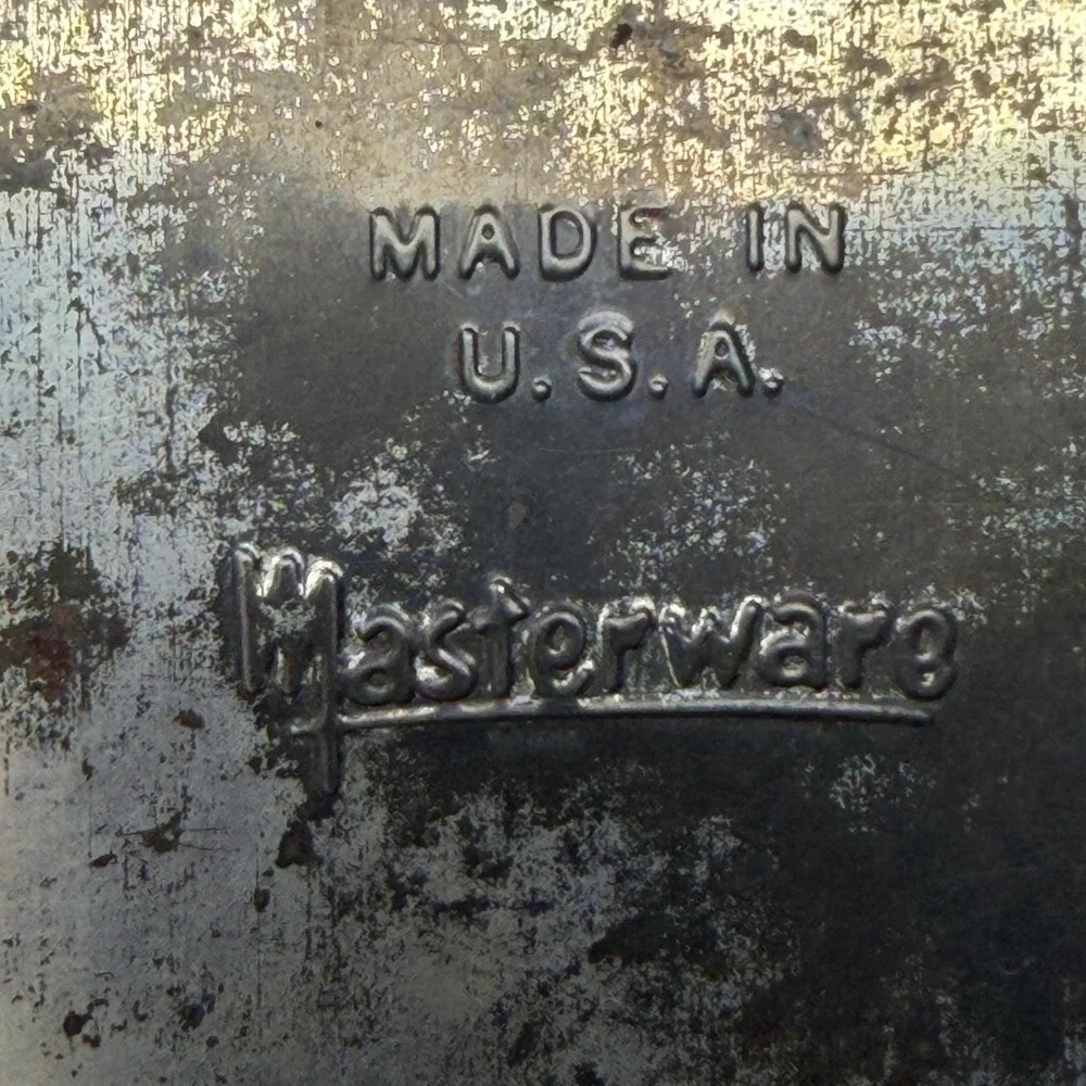 Vintage MCM Masterware Chrome Coffee Canister | Made in USA | Retro Kitchen